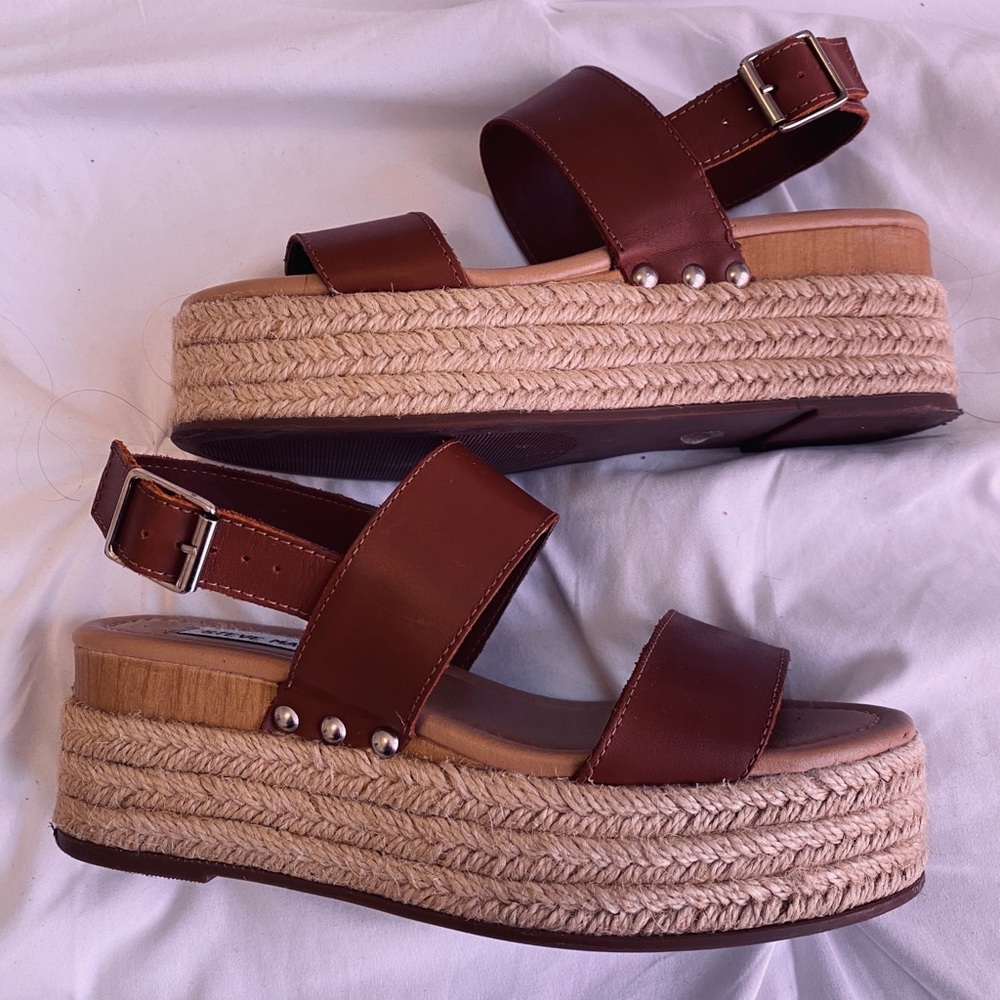 Steve Madden Platform Espadrilles Sz 6 ☀️